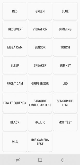 Samsung Service MEnu